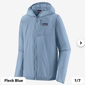 Patagonia Fleck Blue Houdini Jacket